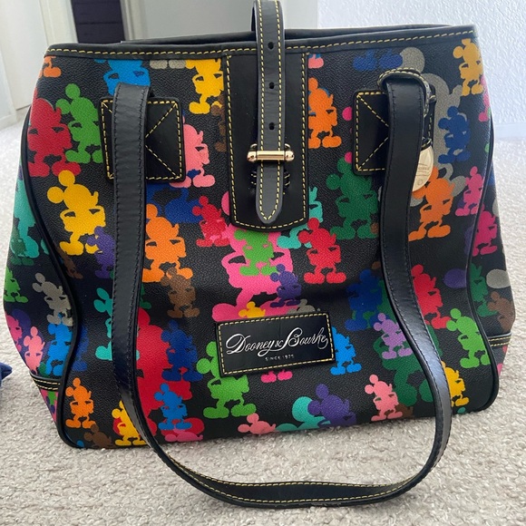 Disney Parks Dooney & Bourke Original 2010 Wonder Mickey Mouse Tote Purse - Picture 5 of 11